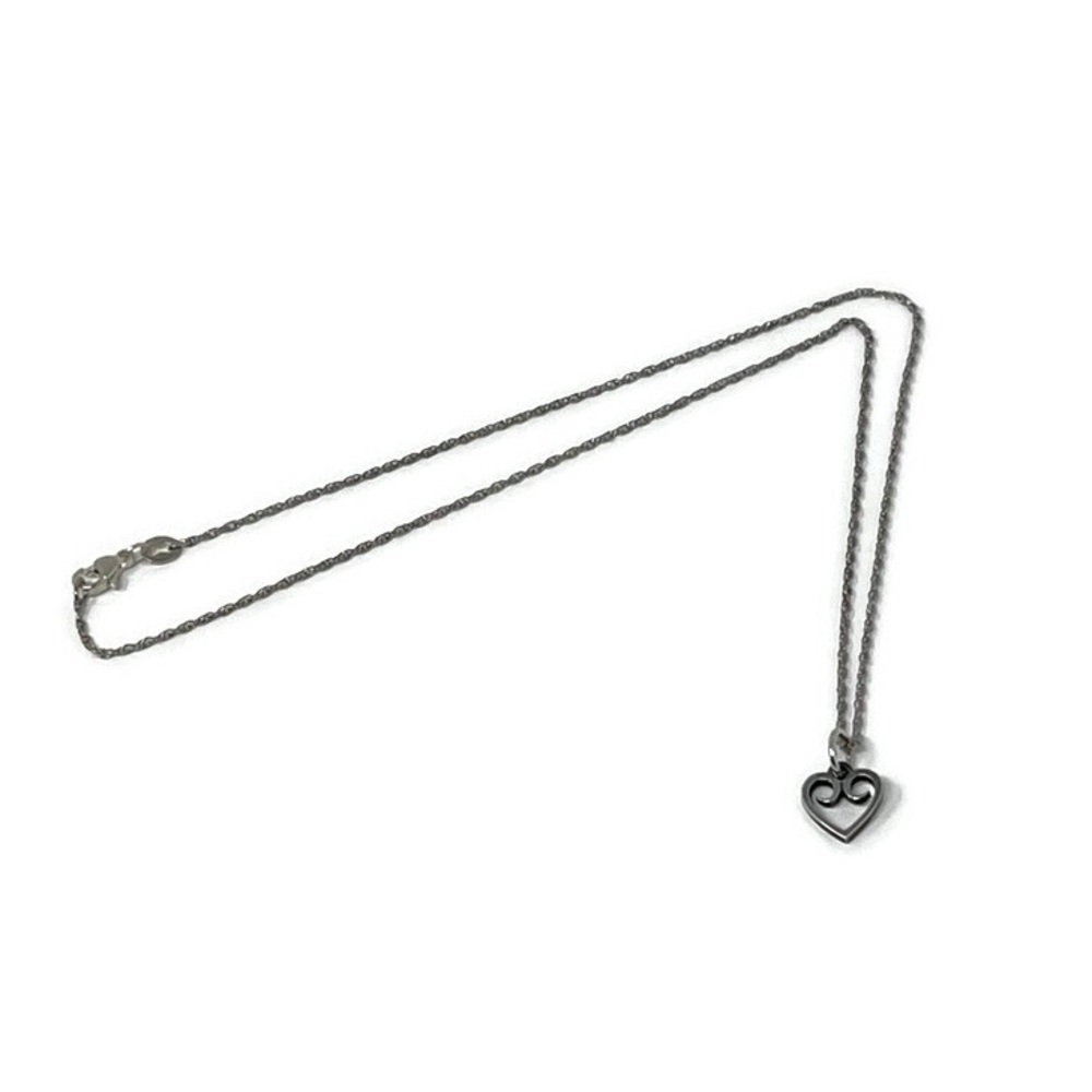 SOLD❤️💕JAMES AVERY 💕♥️Retired Sterling Rope 16” Chain w/James Avery Heart Charm